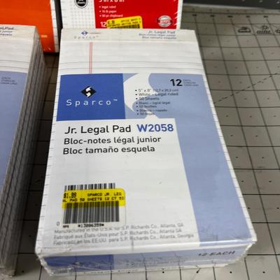 Junior; Legal Pads 6 Dozen WHITE