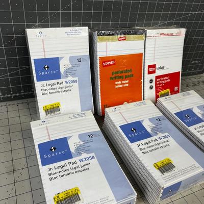 Junior; Legal Pads 6 Dozen WHITE