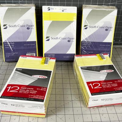 5 Dozen Junior Yellow Legal Pads