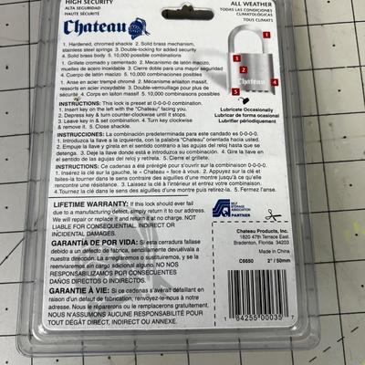 2 High Security Combination Pad Locks 