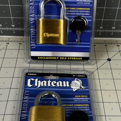 2 High Security Combination Pad Locks 