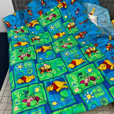 2 Whiney The Pooh Hand Crafted NEW Baby Blankets