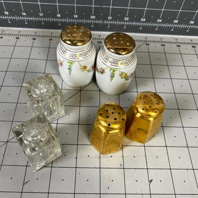 Salt & Pepper - 3 Vintage Sets