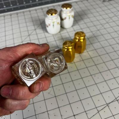 Salt & Pepper - 3 Vintage Sets