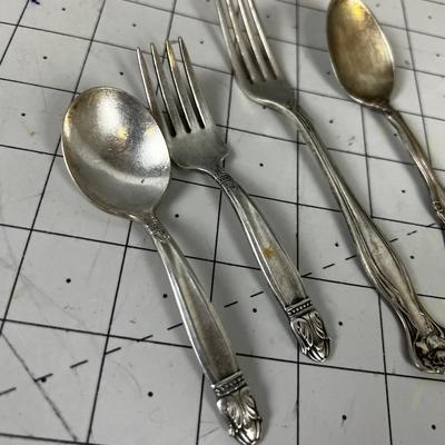 Children's Silver Plated Spoons and forks