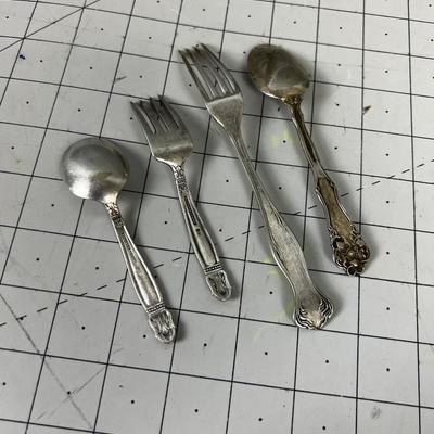 Children's Silver Plated Spoons and forks