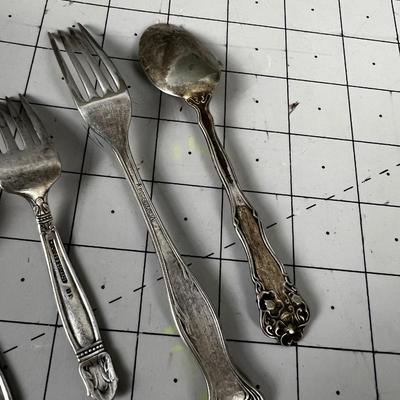 Children's Silver Plated Spoons and forks