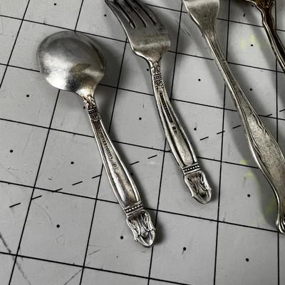 Children's Silver Plated Spoons and forks