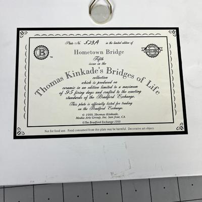 Thomas Kinkade Bridges of Life Plaques (6) 