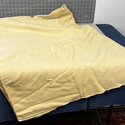 Vintage NATURAL Color  Wool Blanket 