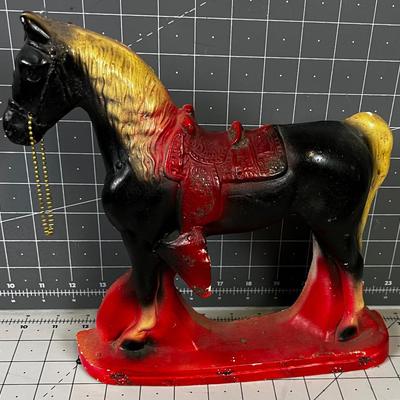 Chalkware Horse Circa 1940's 