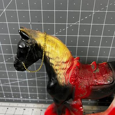 Chalkware Horse Circa 1940's 