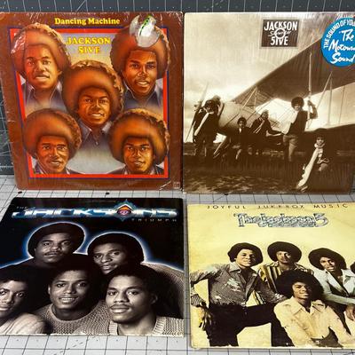 (4) Jackson-5 Albums 