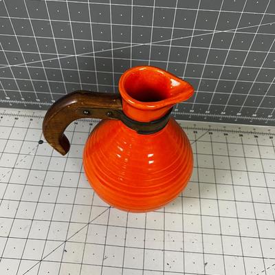 Orange Bauer Coffee Pot