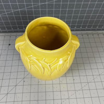 Yellow McCoy Vase 