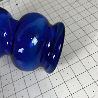 Blue Glass Vase Cobalt Color
