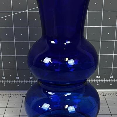 Blue Glass Vase Cobalt Color
