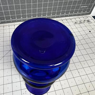 Blue Glass Vase Cobalt Color