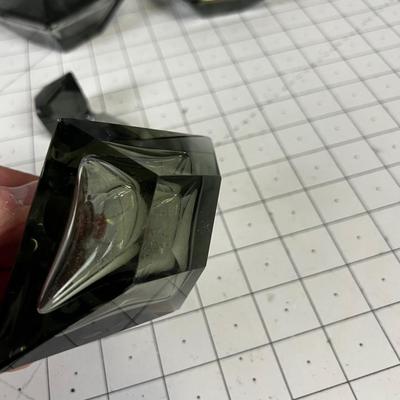 Smoked Glass Dresser Set VINTAGE