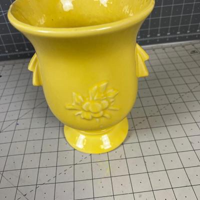 Yellow McCoy Vase 