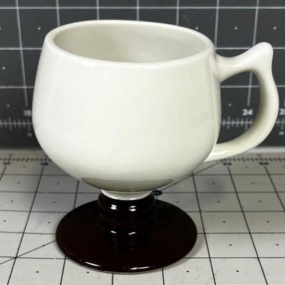 Vintage Hall Irish Coffee Mug Red and White 