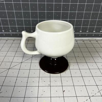 Vintage Hall Irish Coffee Mug Red and White 