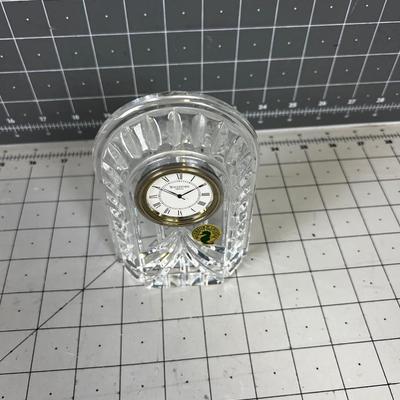 Irish Cut Waterford Crystal Clock