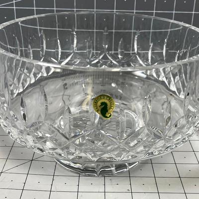 Waterford Crystal Lismore Simplicity 8" Footed Bowls 