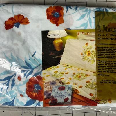 Vintage UTICA Flat Sheet Full Sheet NEW 