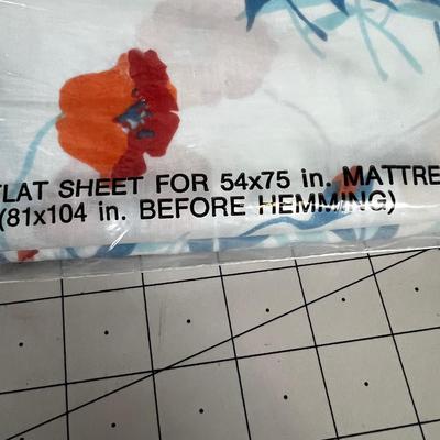 Vintage UTICA Flat Sheet Full Sheet NEW 