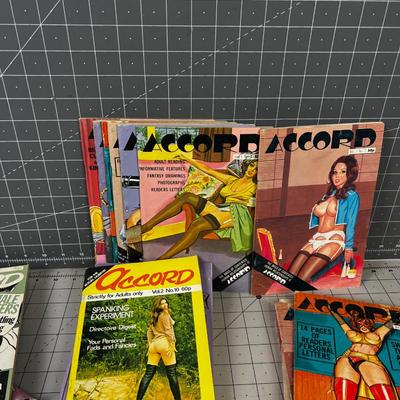 ACCORD  Magazine Vintage 1970's Adult Magazines