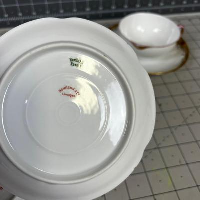 Haviland TEA CUP & Saucer Pair 