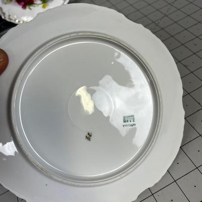 4 Bavaria Dessert Plate ROSES 