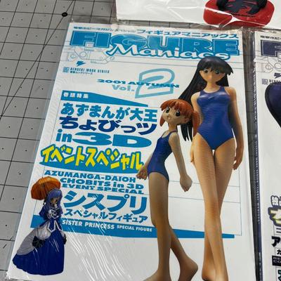 5 JAPANESE Figure Maniacs Magazines COLLECTOR