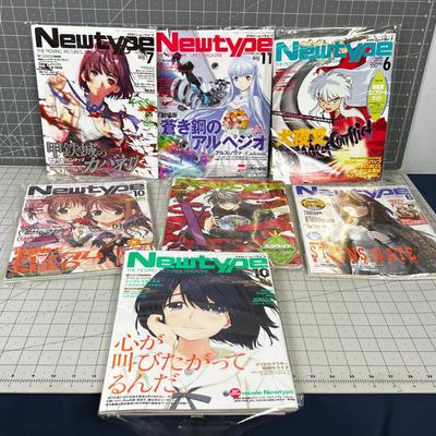 7- NEWTYPE Japanese Anime Magazines