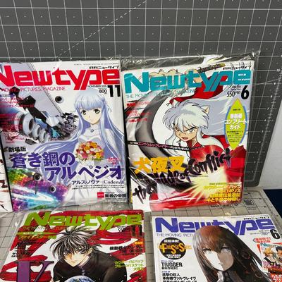 7- NEWTYPE Japanese Anime Magazines