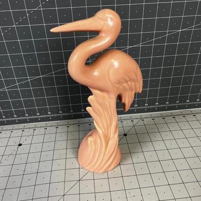 Pink Stork Figurine