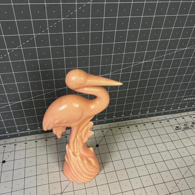 Pink Stork Figurine