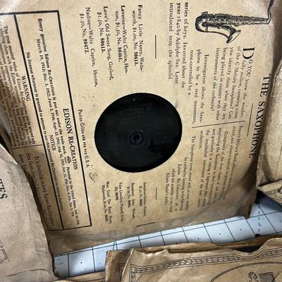  24 - Huge Lot of Edison Diamond Music Discs. 
