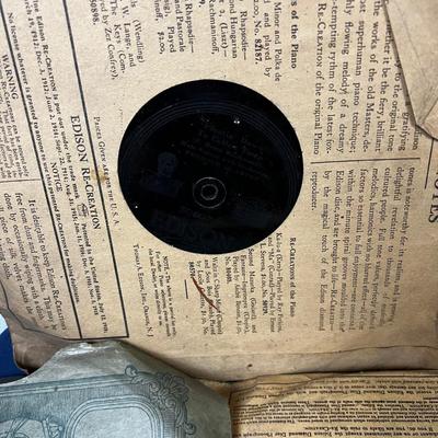  24 - Huge Lot of Edison Diamond Music Discs. 