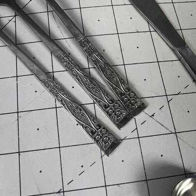 Rogers Stainless Flatware Partial Set 