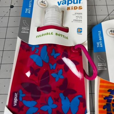   Vapur (3) New Kids Water Bottles 