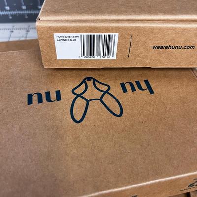 Lavender HUNU FOLDING Cups 4 plus 3 Straws. 