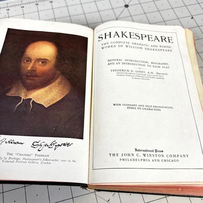 Complete Shakespeare 1926 Complete Leather Bound 
