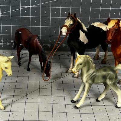 Grouping of Plastic Horses