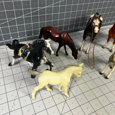 Grouping of Plastic Horses