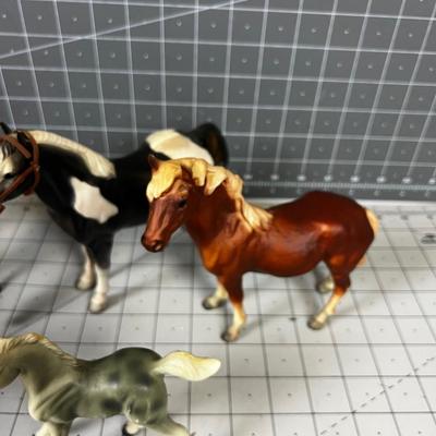 Grouping of Plastic Horses