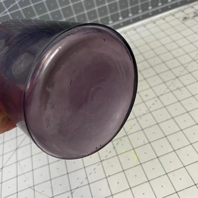 Purple Glass Bottle