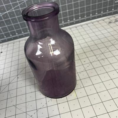 Purple Glass Bottle