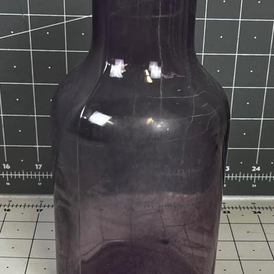 Purple Glass Bottle
